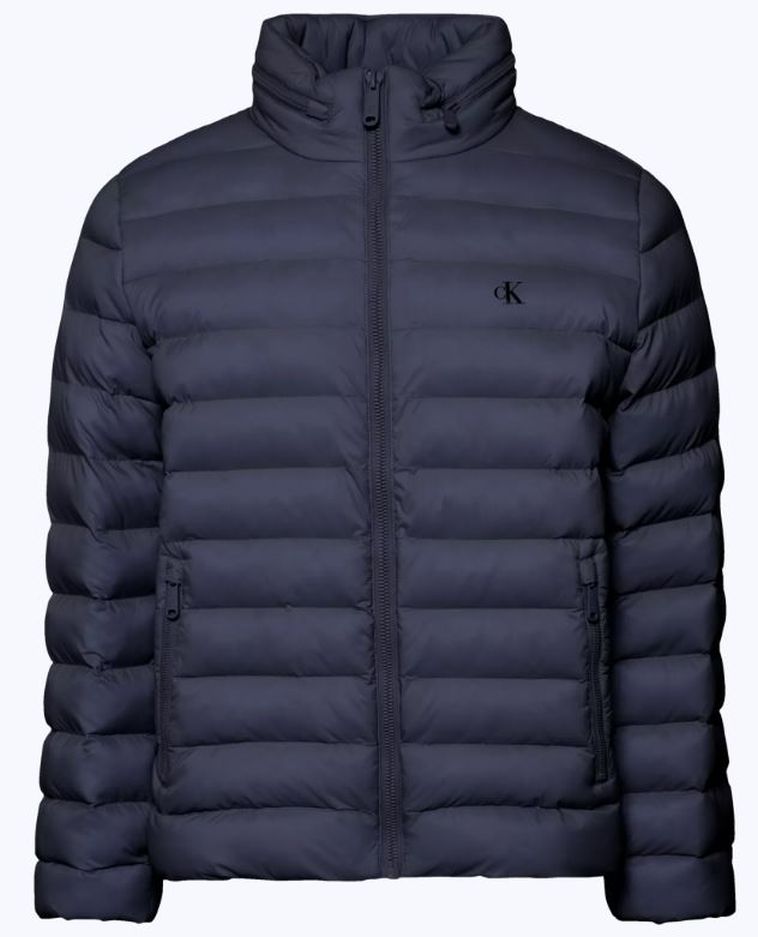 Jaqueta Calvin Klein Puffer Light Matelasse - Marinho