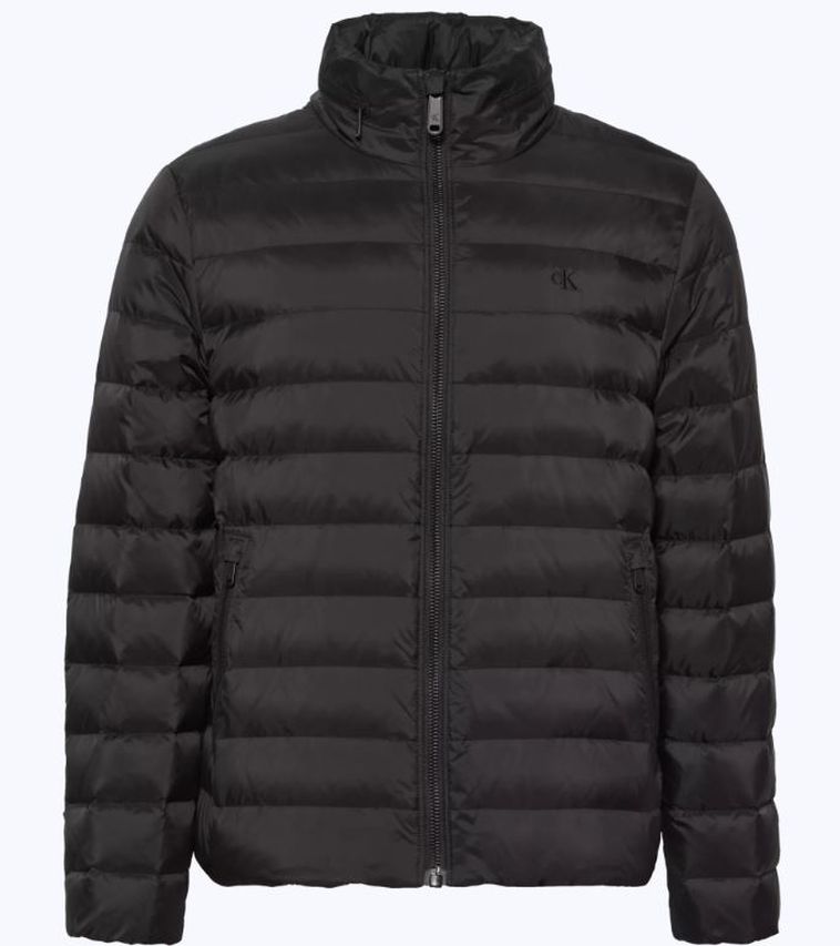 Jaqueta Calvin Klein Puffer Light Matelasse - Preto