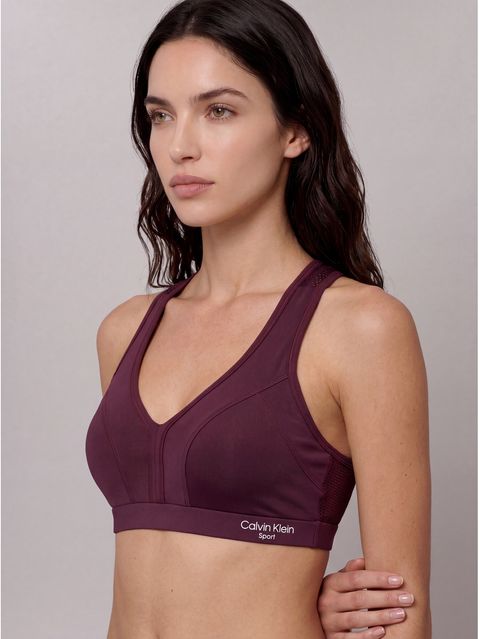 Top Nadador Calvin Klein Sport Feminino - Bordo — Calvin Klein