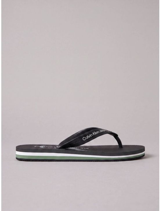 Chinelo Calvin Klein Jeans Menino Re Issue - Preto Chinelo Calvin Klein Jeans Menino Re Issue Preto 31/32
