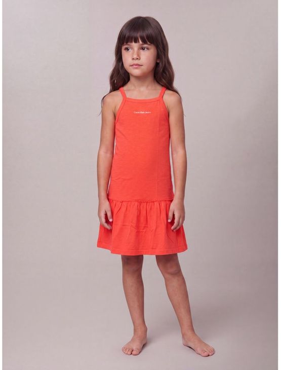 Vestido Menina Midi Flamê Estonado - Melancia Vestido Menina Midi Flamê Estonado Melancia 6