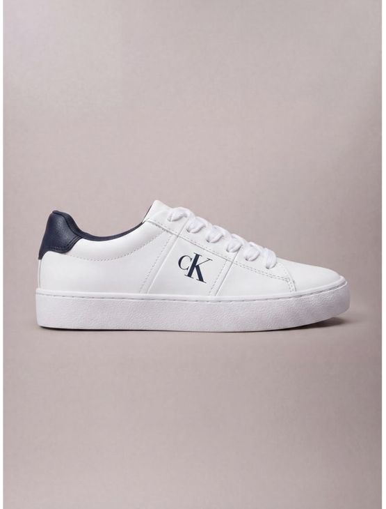 Tênis Calvin Klein Jeans Menino Skate Side Ck - Branco 2 Tênis Calvin Klein Jeans Menino Skate Side Ck Branco 2 27