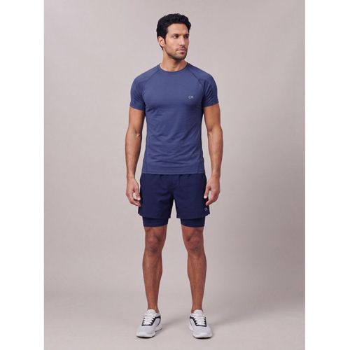 Camiseta Treino Recortes Sport - Marinho