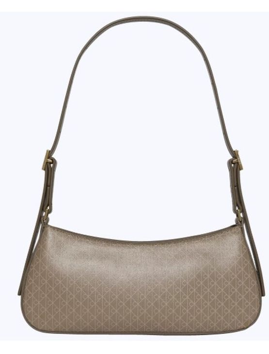 Bolsa Ck Shoulder Small Monograma Aop - Havana Bolsa Ck Shoulder Small Monograma Aop Havana u