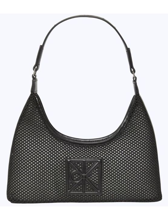 Bolsa Ck Shoulder Mesh Aop - Preto Bolsa Ck Shoulder Mesh Aop Preto u