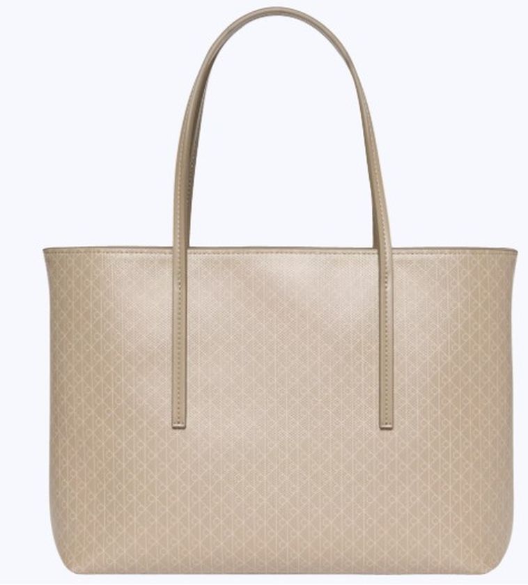 Bolsa Calvin Klein Feminina Tote Monograma Aop - Havana