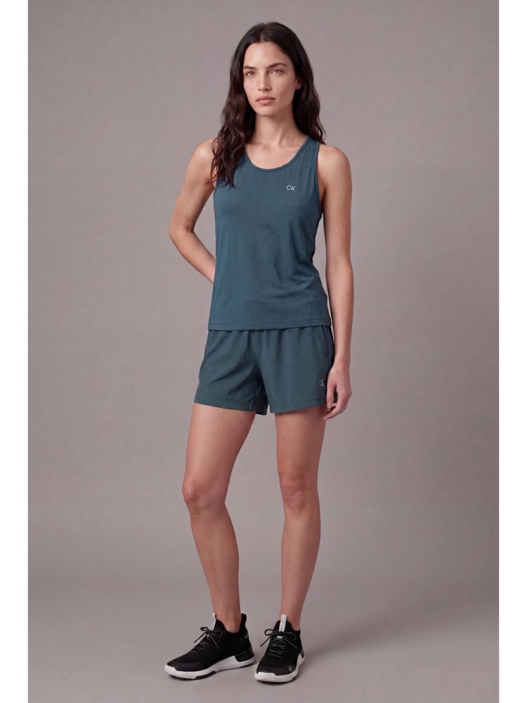 Regata Feminina Texturizada Calvin Klein Sport - Petroleo — Calvin Klein