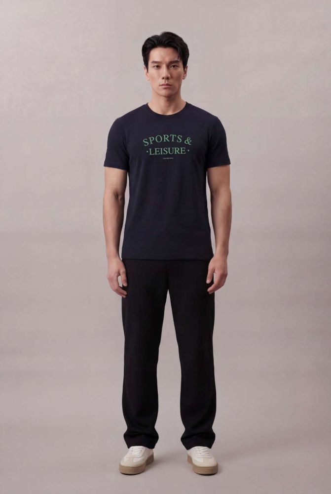Camiseta Manga Curta Calvin Klein Jeans Masculino Sports & Leisure - Marinho - Camiseta Manga Curta Calvin Klein Jeans Masculino Sports & Leisure Marinho Pp