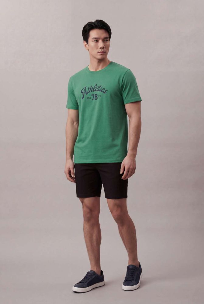 Camiseta Manga Curta Calvin Klein Jeans Masculino Athletics Estampa 78 - Verde - Camiseta Manga Curta Calvin Klein Jeans Masculino Athletics Estampa 78 Verde g