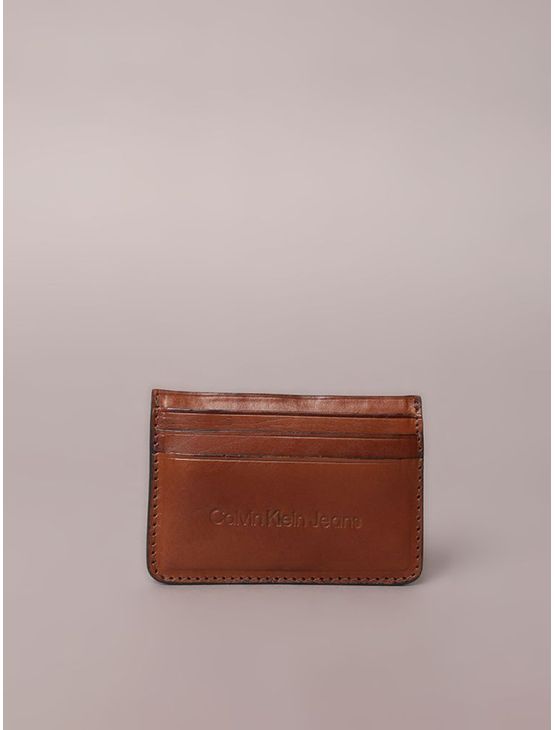 Porta Cartão Calvin Klein Jeans Basic - Havana Porta Cartão Calvin Klein Jeans Basic Havana u