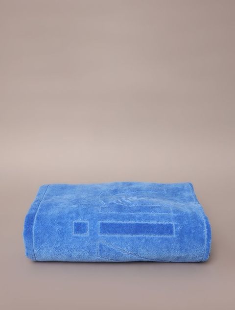 Toalha Swim Calvin Klein Unicolor - Azul Médio — Calvin Klein