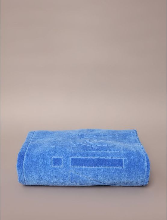 Toalha Swim Ck Unicolor - Azul Médio Toalha Swim Ck Unicolor Azul Médio u