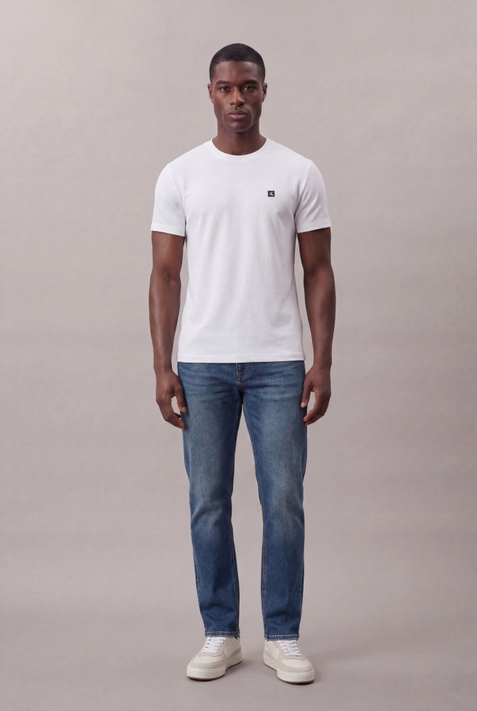 Camiseta Manga Curta Calvin Klein Jeans Masculino Premium - Branco