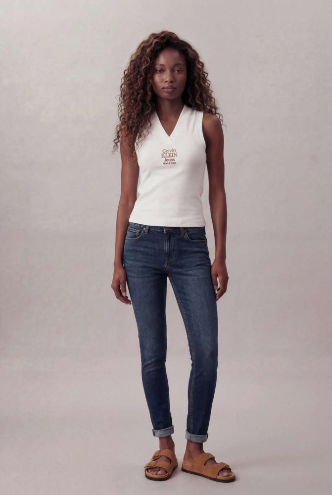Calça Jeans Skinny 5 Pockets com Control - Marinho