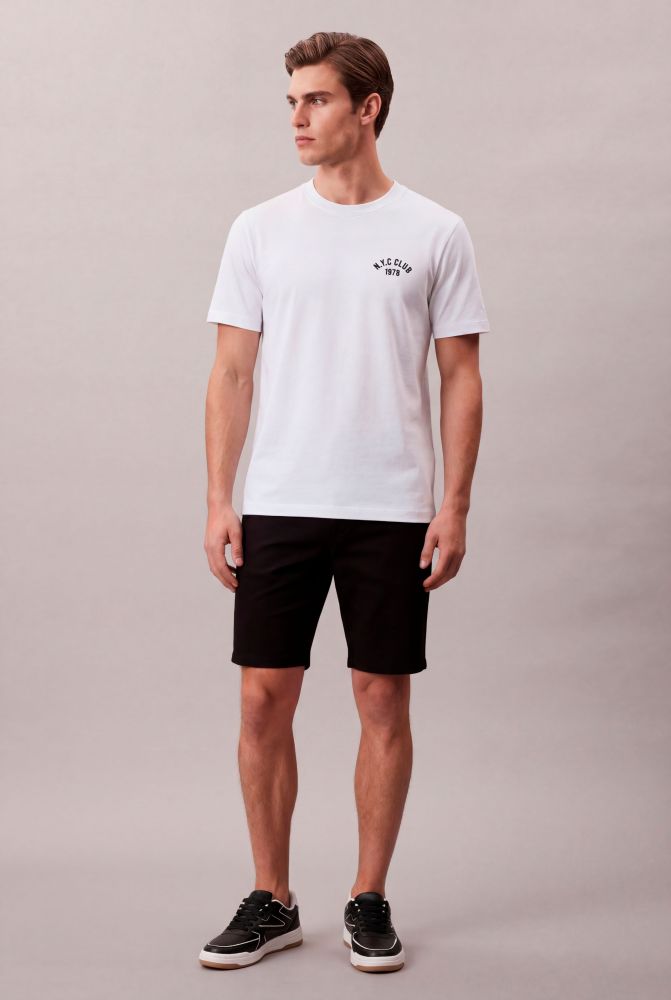 Camiseta Manga Curta Calvin Klein Jeans Masculino Nyc Club - Branco
