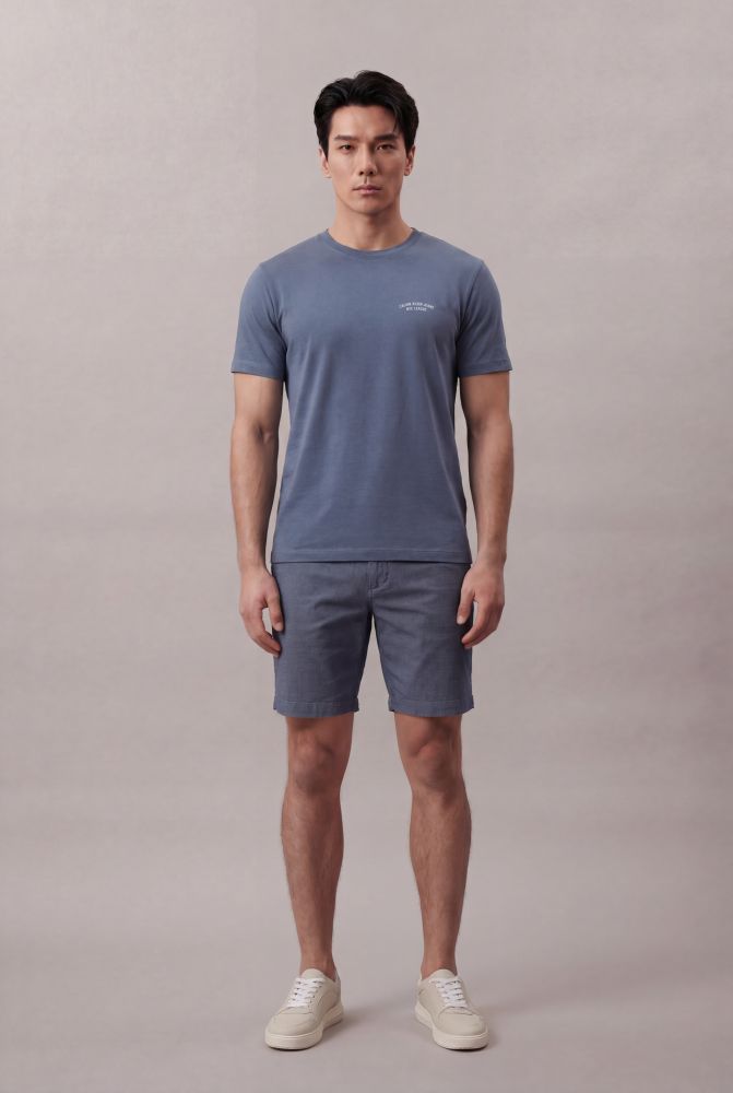 Camiseta Manga Curta Calvin Klein Jeans Masculino 78 Nyc League - Indigo - Camiseta Manga Curta Calvin Klein Jeans Masculino 78 Nyc League Indigo Pp