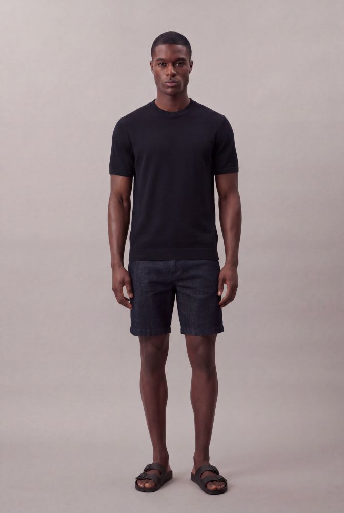 Camiseta Masculino Calvin Klein Jeans Tricô - Marinho — Calvin Klein