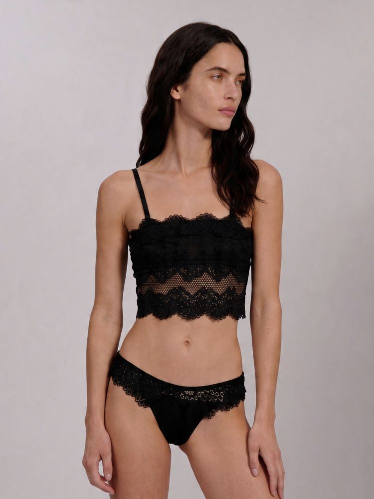Camisete Renda Confort Lace - Preto
