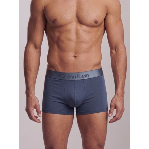 Cueca Low Rise Trunk Pima Cotton Calvin Klein Underwear - Indigo
