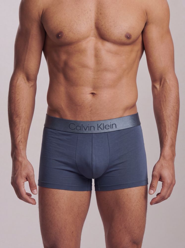 Cueca Low Rise Trunk Pima Cotton Calvin Klein Underwear - Indigo