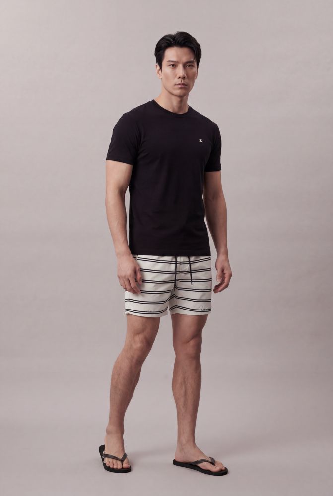 Shorts Swim Masculino Listras - Caqui Medio - Shorts Swim Masculino Listras Caqui Medio p