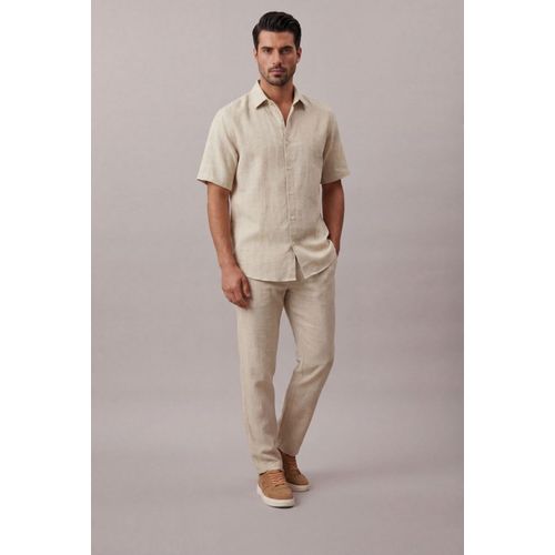 Camisa Manga Curta Rustic Liocel - Areia