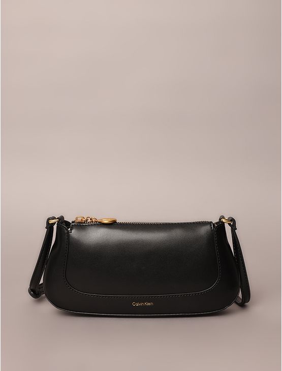 Bolsa Calvin Klein Crossbody Com Pingente Dourado - Preto Bolsa Calvin Klein Crossbody Com Pingente Dourado Preto u