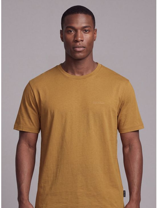 Camiseta Masculina Gola Careca Solid Liquid - Areia Camiseta Masculina Gola Careca Solid Liquid Areia m