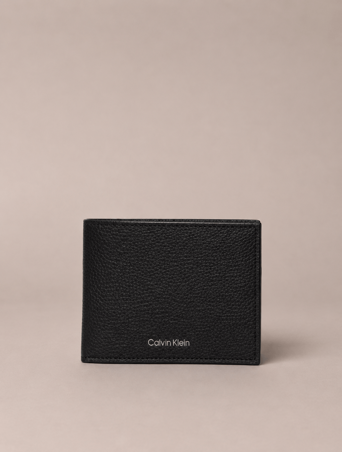 Carteira Ck Fold Couro - Preto