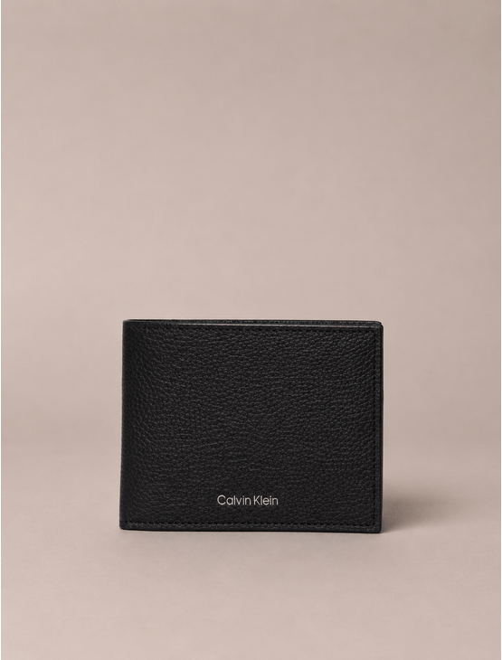 Carteira Calvin Klein Fold Couro – Preto