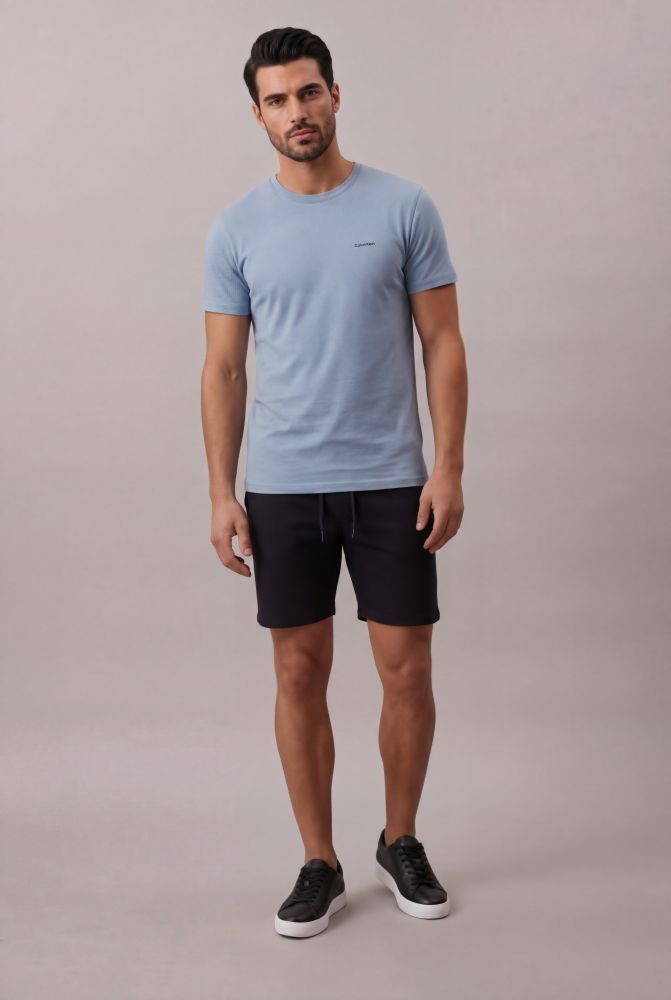 T-Shirt Manga Curta Flame - Azul Claro - T-Shirt Manga Curta Flame Azul Claro p