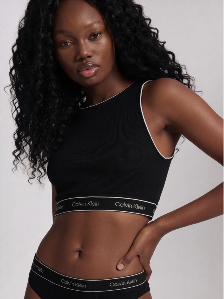 Top Halter Heritage Seamless - Preto