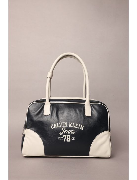 Bolsa Grande Calvin Klein Jeans Estampa. 78 Calvin Klein - Marinho Bolsa Grande Calvin Klein Jeans Estampa. 78 Calvin Klein Marinho u