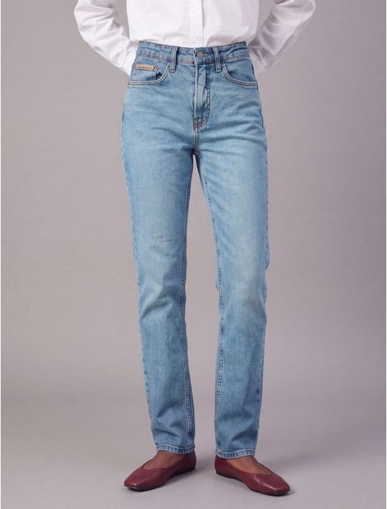 Calça Jeans Slim 5 Pockets - Azul Claro Calça Jeans Slim 5 Pockets Azul Claro 44