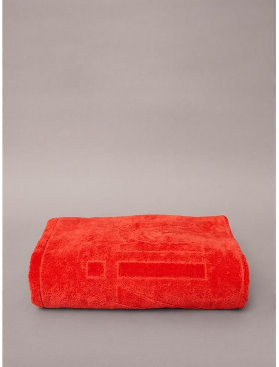 Toalha Swim Unicolor - Vermelho Toalha Swim Unicolor Vermelho u