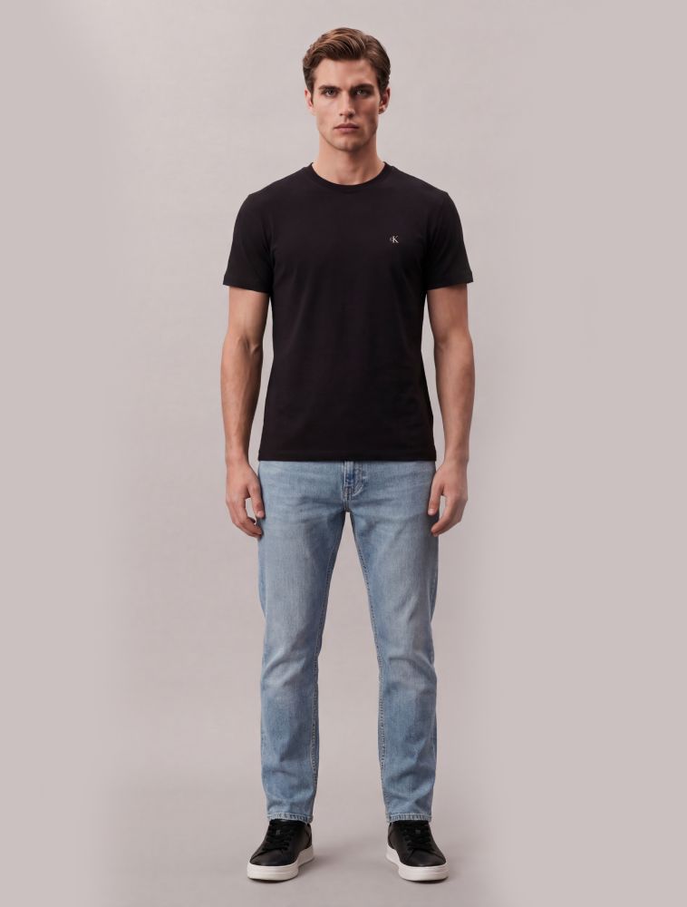 Camiseta Manga Curta Calvin Klein Jeans Masculino Logo Calvin Klein Costas - Preto - Camiseta Manga Curta Calvin Klein Jeans Masculino Logo Calvin Klein Costas Preto p