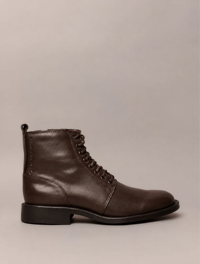 Bota Calvin Klein Jeans Coturno - Cafe - Bota Calvin Klein Jeans Coturno Cafe 41