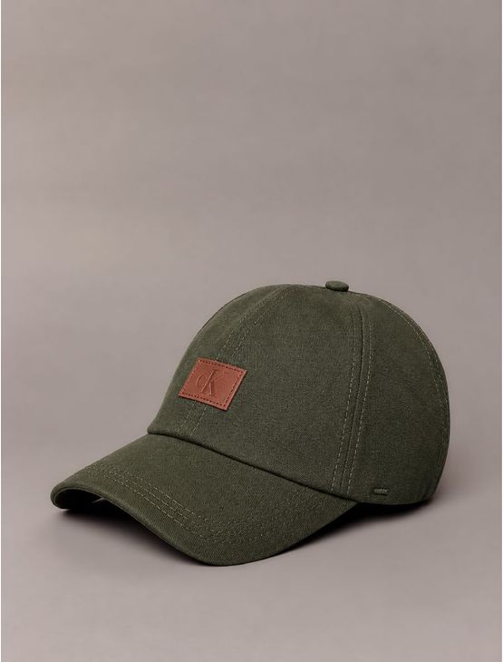 Boné Calvin Klein Jeans 6 Gomos Etiqueta Recouro - Militar Boné Calvin Klein Jeans 6 Gomos Etiqueta Recouro Militar u
