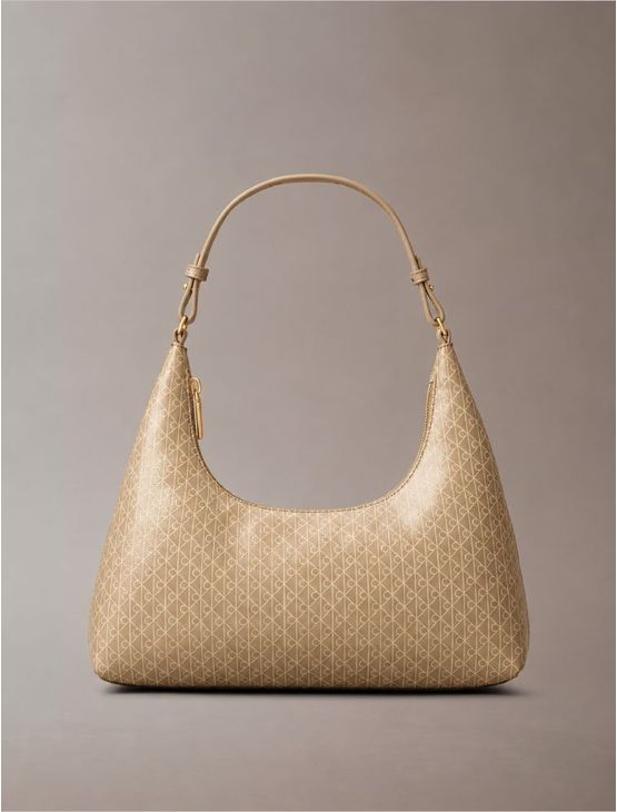 Bolsa Calvin Klein Feminina Shoulder Monograma Estampa Total - Havana Bolsa Calvin Klein Feminina Shoulder Monograma Estampa Total Havana u