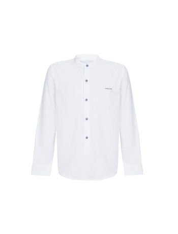 camisa social infantil calvin klein