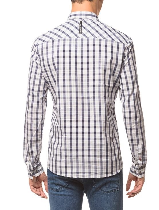 camisa xadrez calvin klein masculina