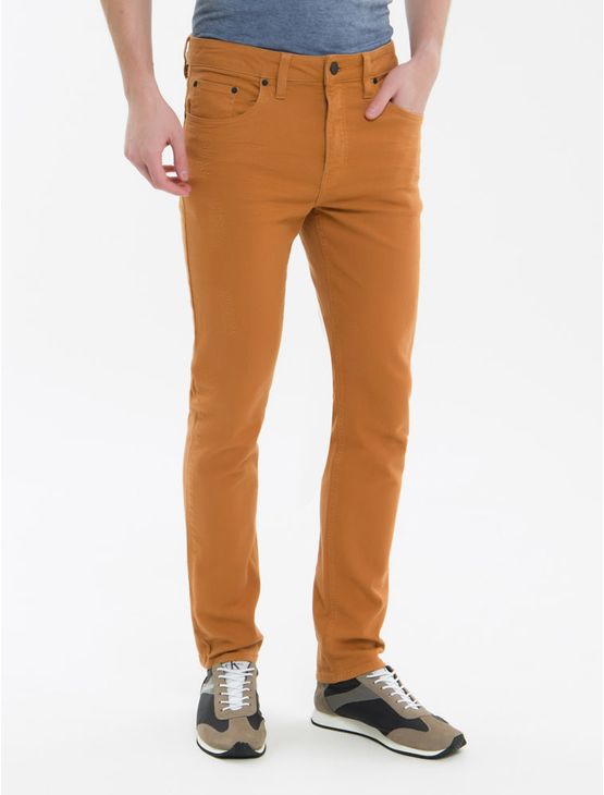 Calça Color Five Pockets Slim - Havana Calça Color Five Pockets Slim - Havana