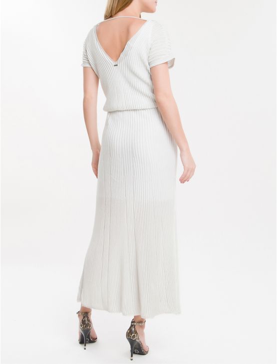 vestido calvin klein branco