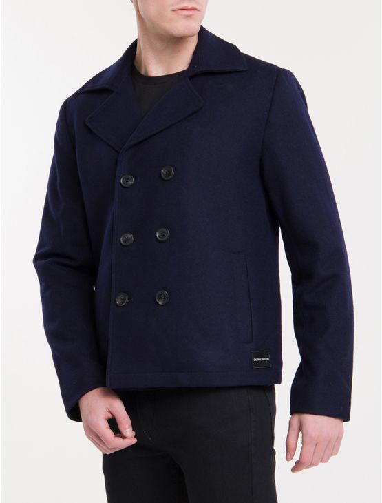 casaco azul marinho masculino