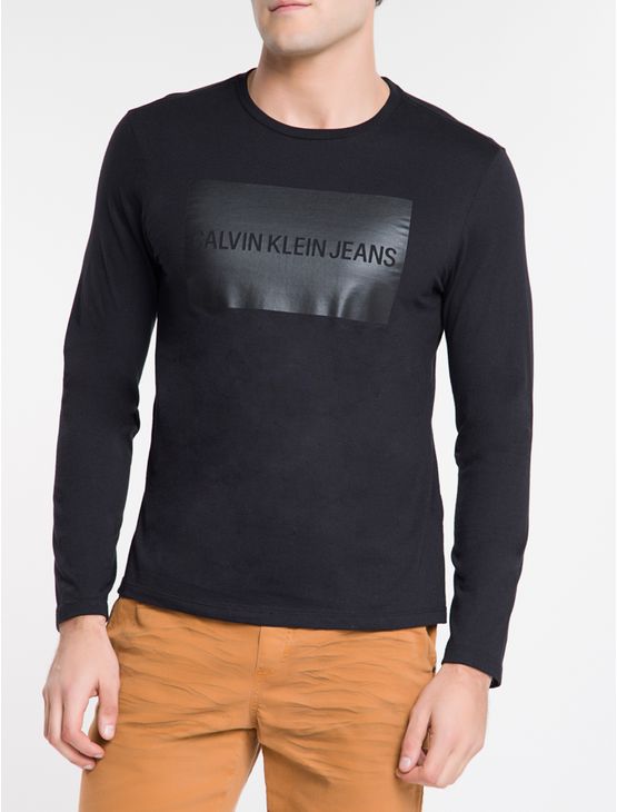 camisa calvin klein preta