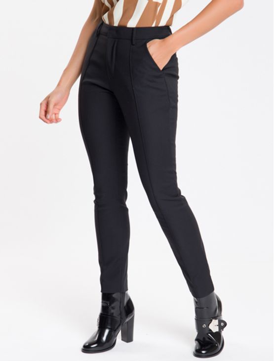 calça alfaiataria feminina vermelha