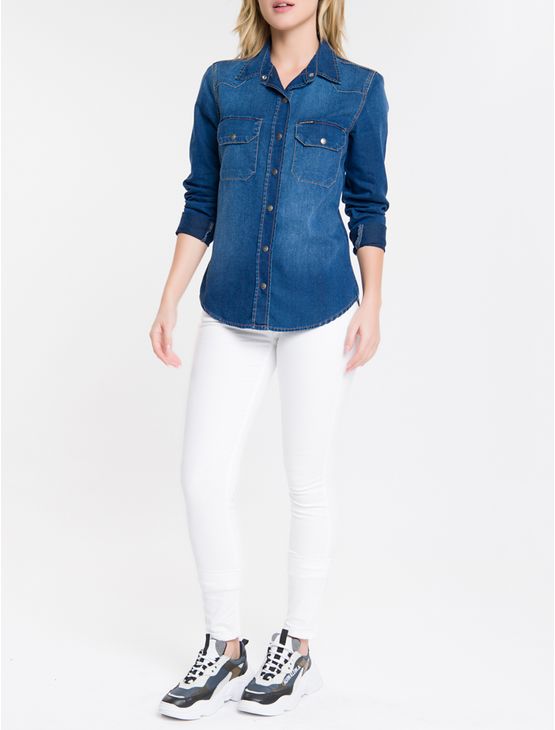 camisa jeans pp