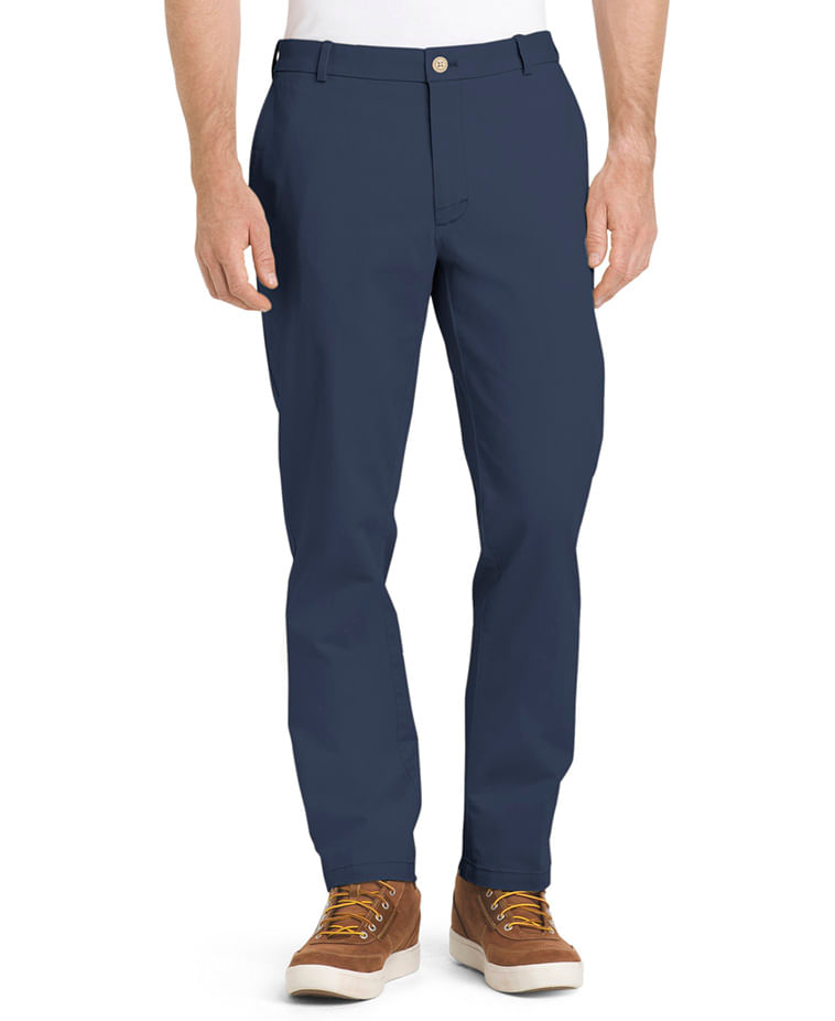 Calça Chino Regular Masculino Azul Marinho Izod