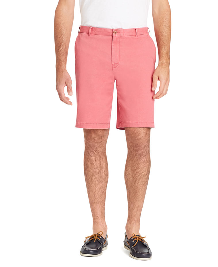 Bermuda Básica Chino Color Regular Masculino Vermelha Izod