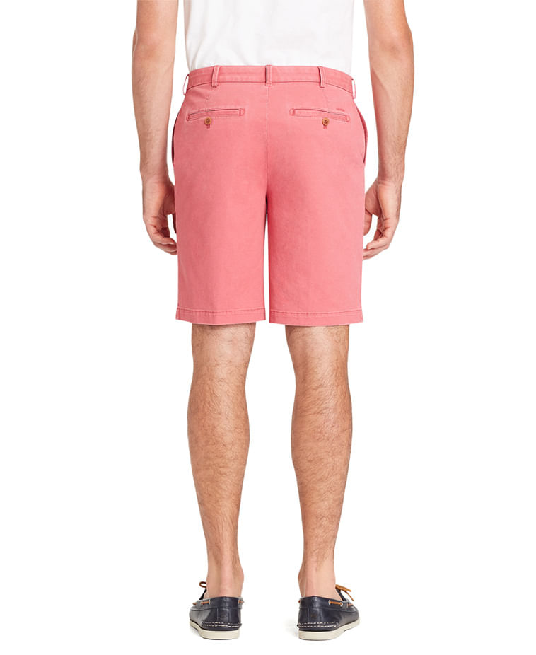 Bermuda Básica Chino Color Regular Masculino Vermelha Izod